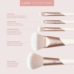 EcoTools angled complexion brush detail for buildable coverage and contouring