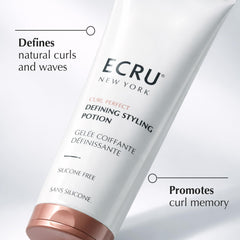 Ecru New York used with diffuser creating voluminous defined curls