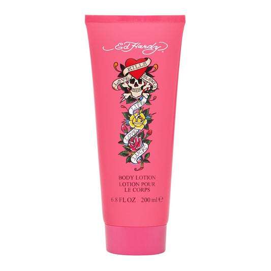 ED HARDY front bottle view showing label and designer branding for stylish hydration