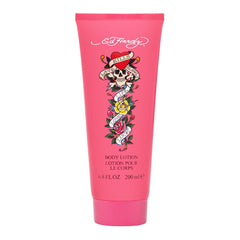 ED HARDY front bottle view showing label and designer branding for stylish hydration