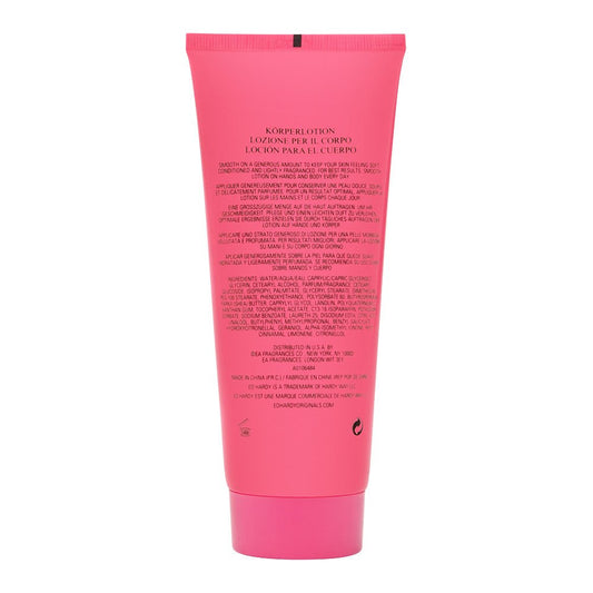 ED HARDY close-up of lotion texture on hand highlighting smooth moisturization benefit