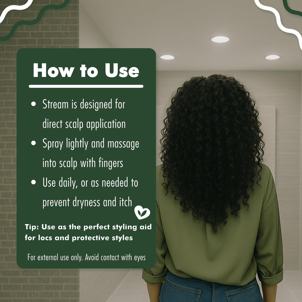 EDEN BodyWorks applied to scalp during massage to soothe itch and flakes