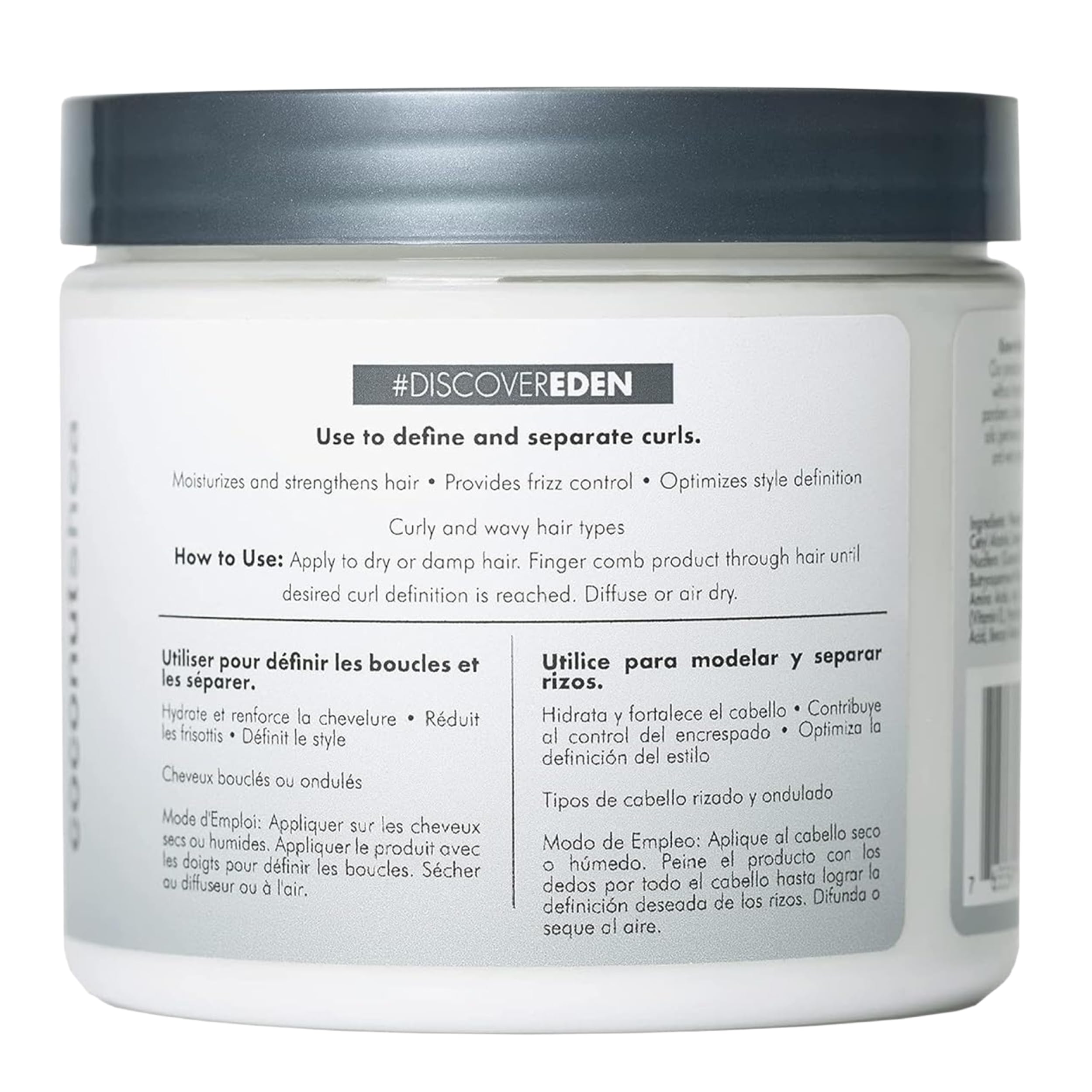EDEN BodyWorks cream texture close-up demonstrating rich, creamy consistency for smooth application