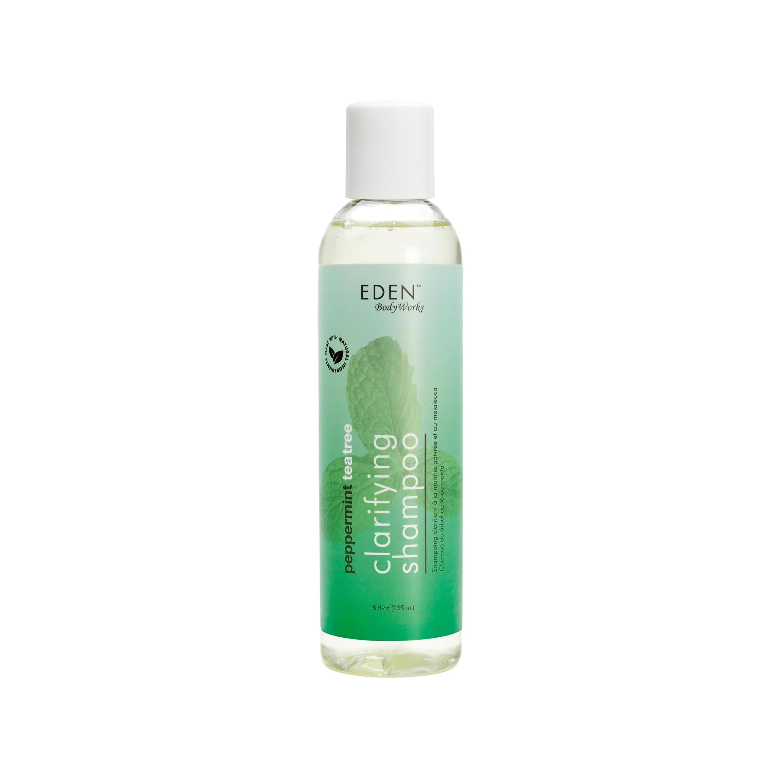 EDEN BodyWorks front bottle showing product and benefits