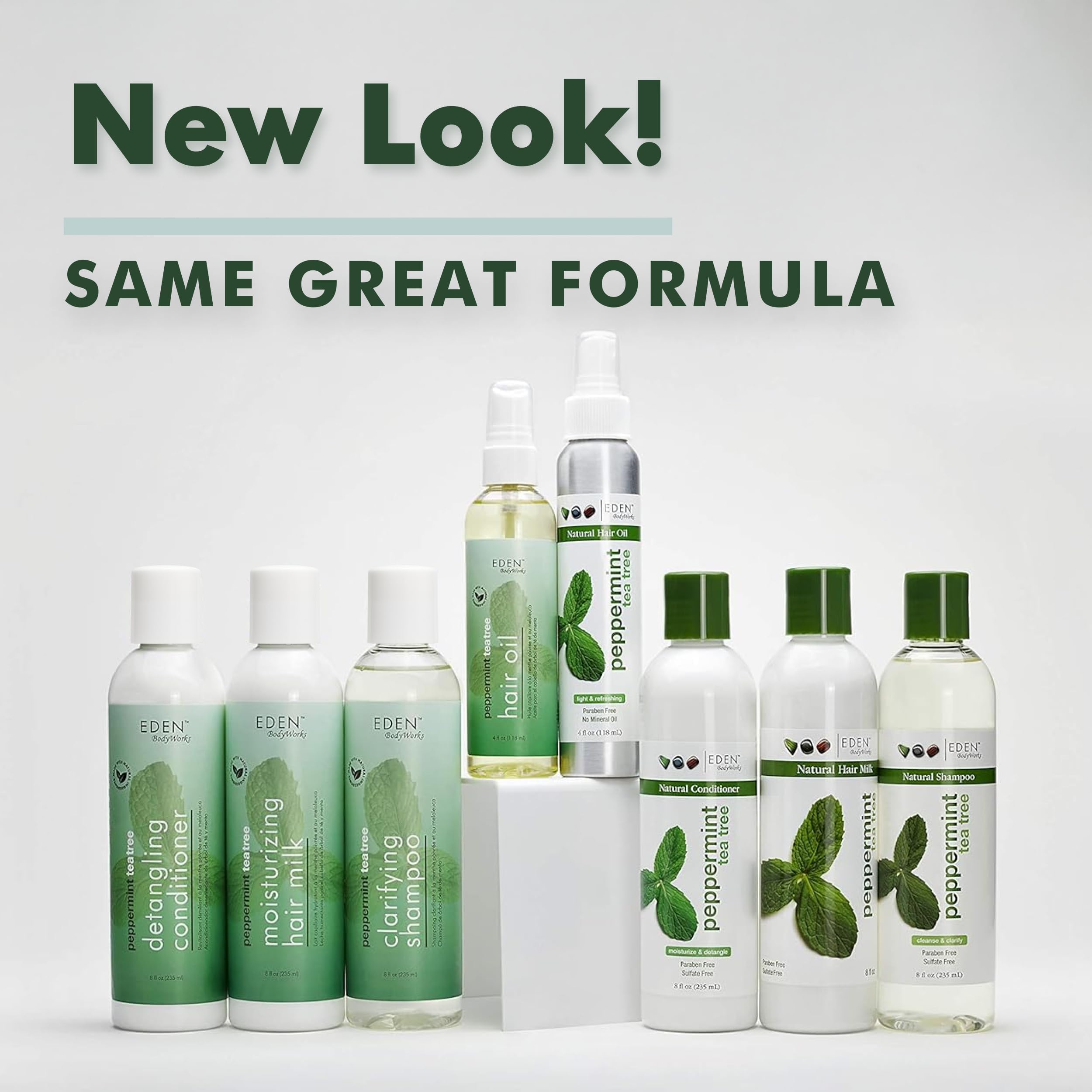 EDEN BodyWorks next to common items illustrating 4 oz size and portability