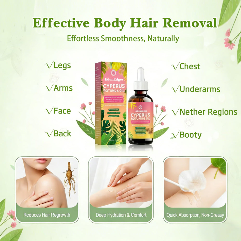 EdenEdges used on bikini-area skin demonstrating gentle post-wax care