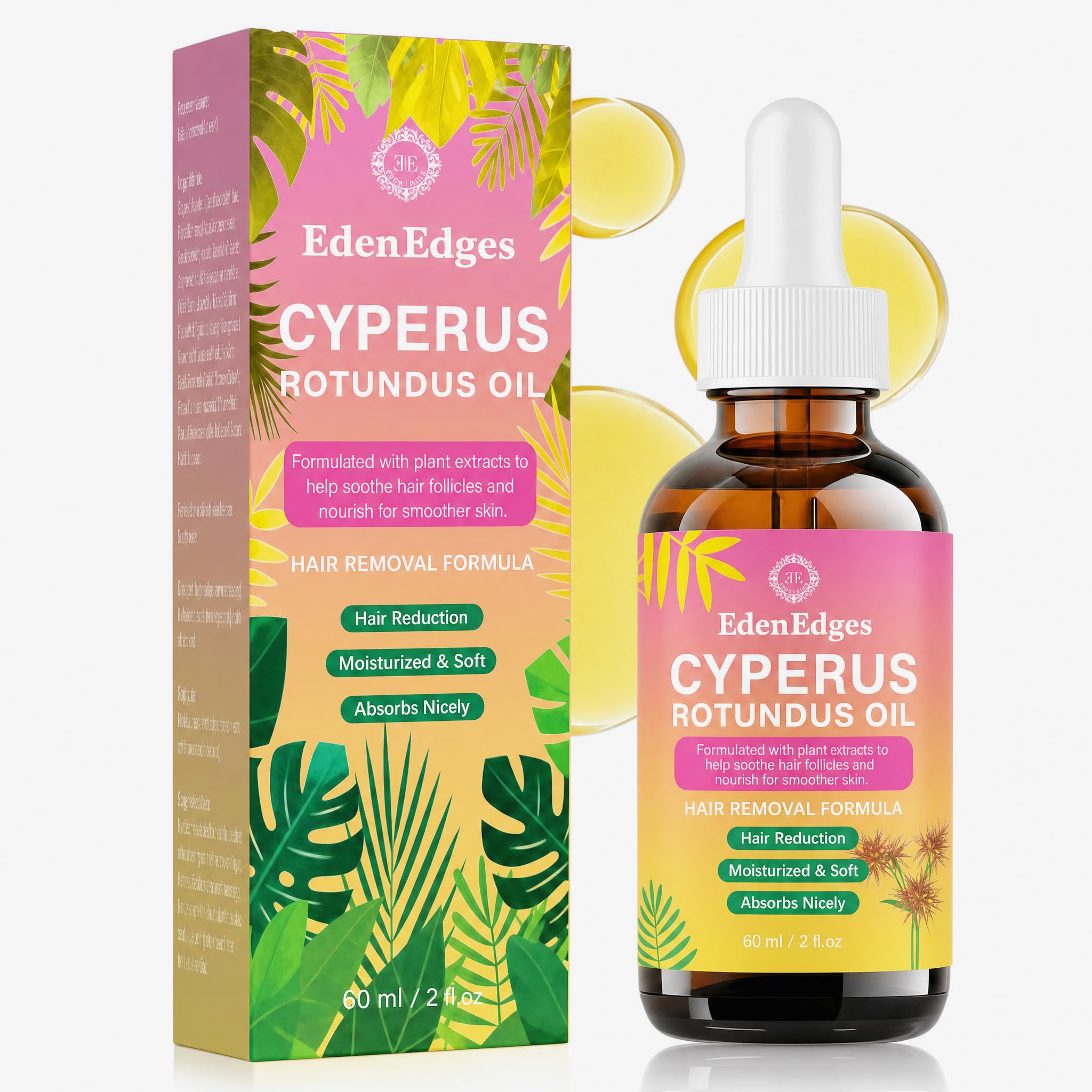 EdenEdges bottle front view showing clean packaging and brand benefit