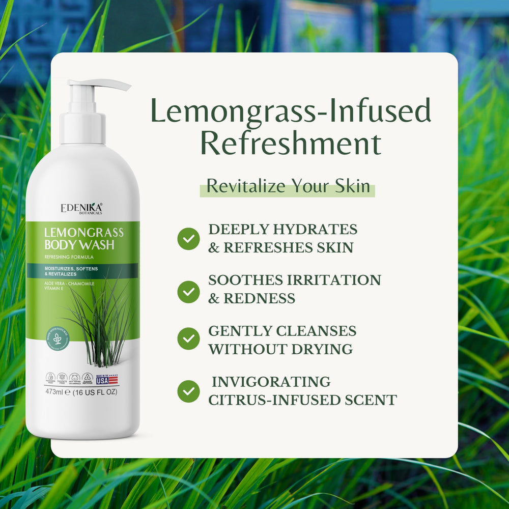 EDENIKA BOTANICALS pump dispenser closeup highlighting easy everyday use