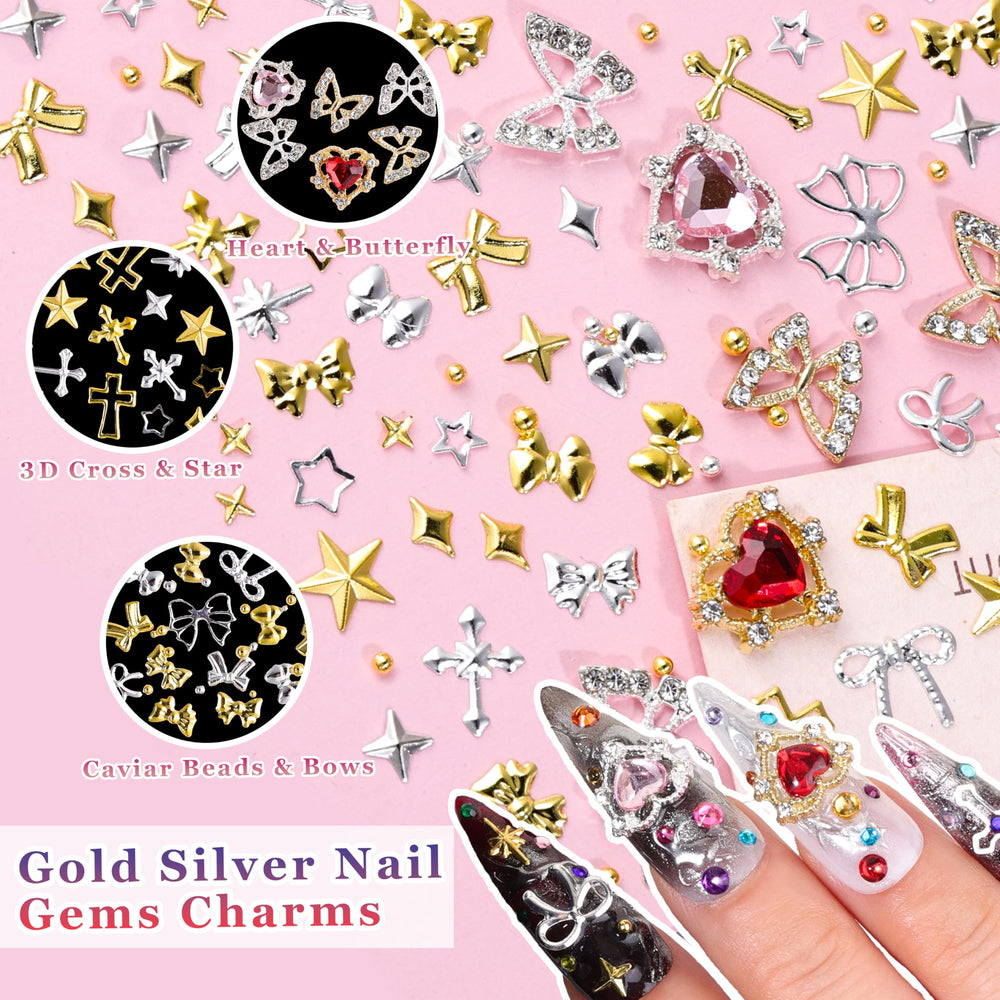 editTime iridescent AB rhinestones catching light for vibrant sparkle