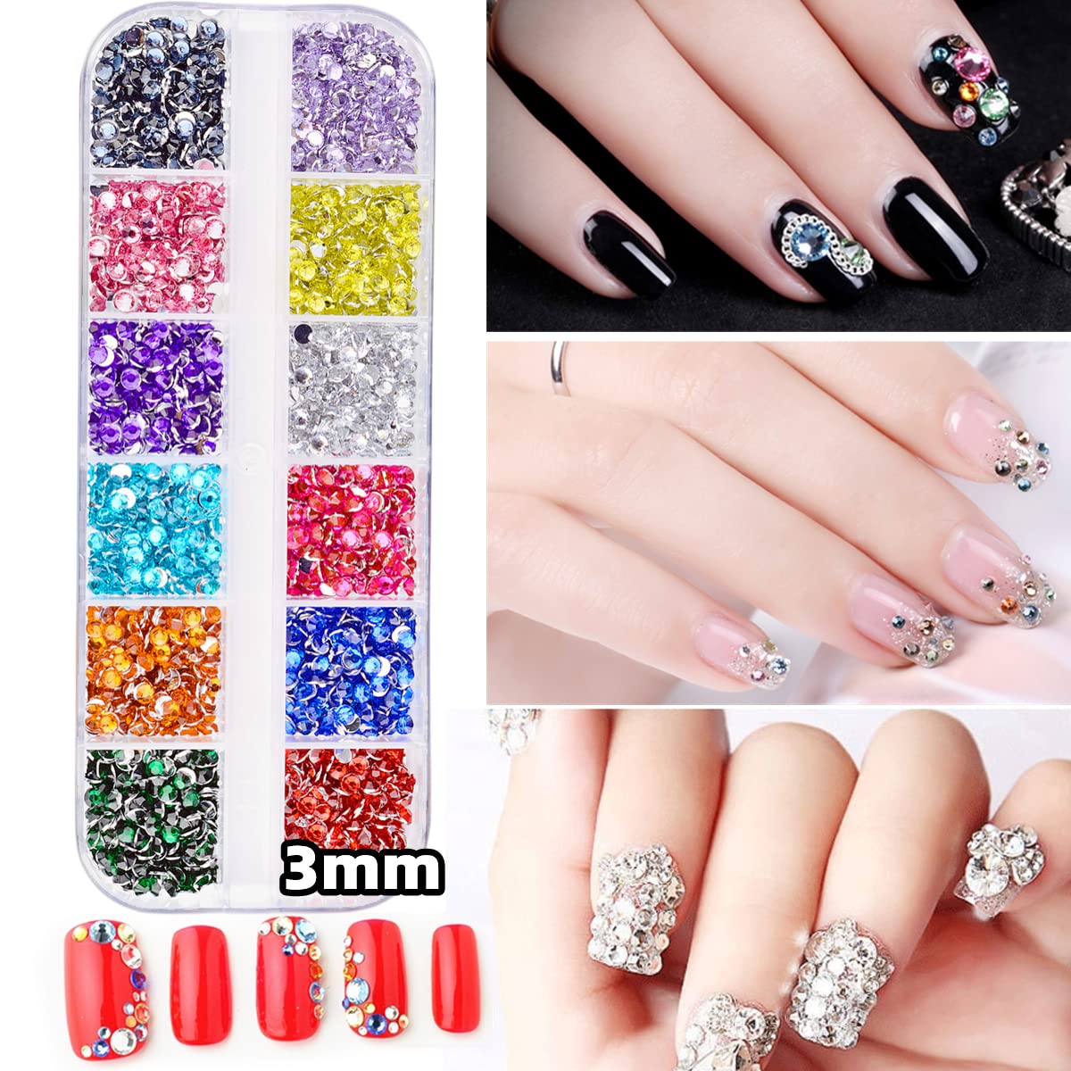 editTime rhinestones decorating a phone case offering craft versatility