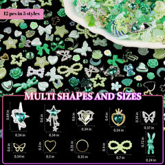 editTime beach-style manicure using kit charms showing seasonal, vibrant nail design