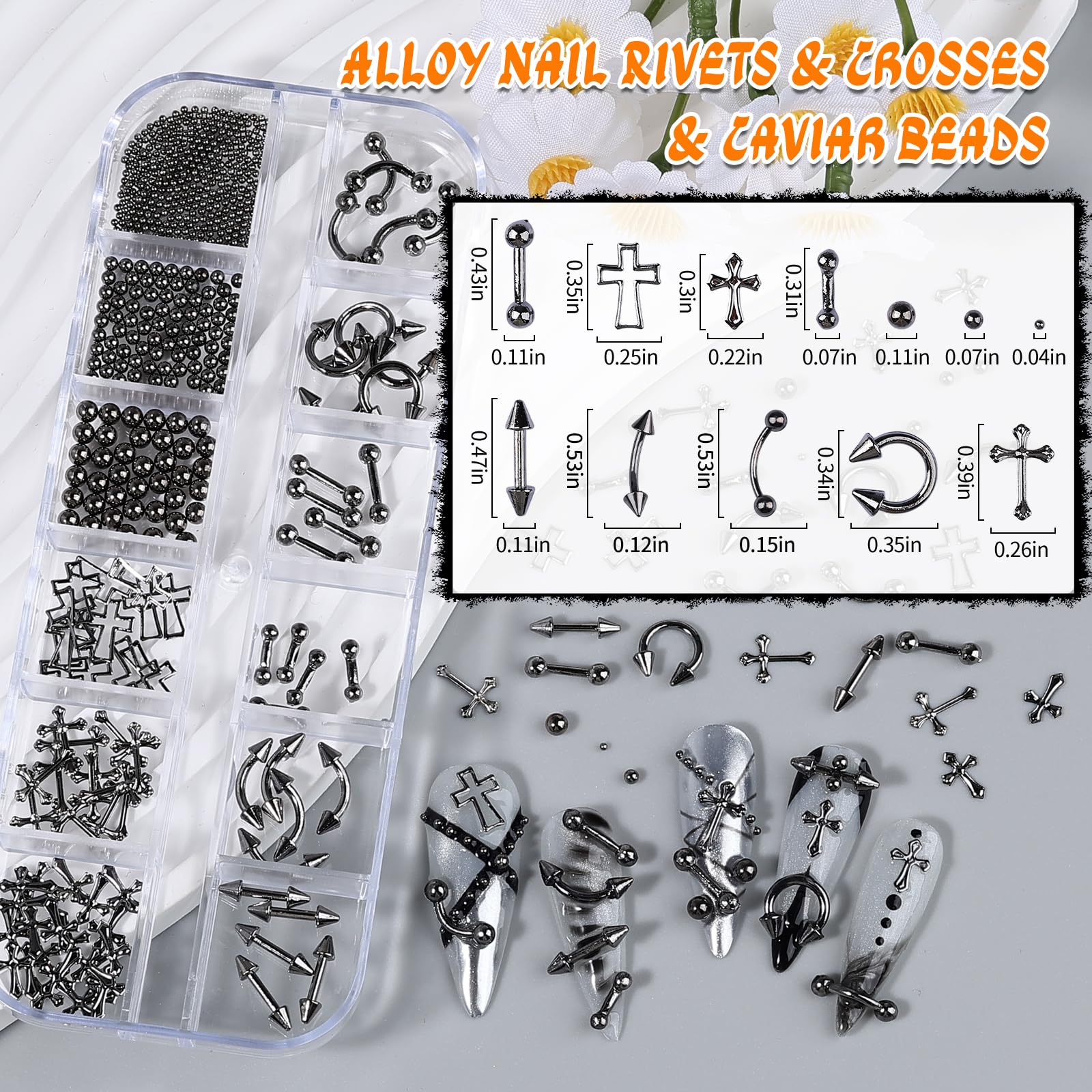 editTime overhead view of compartmented boxes for easy selection and organization