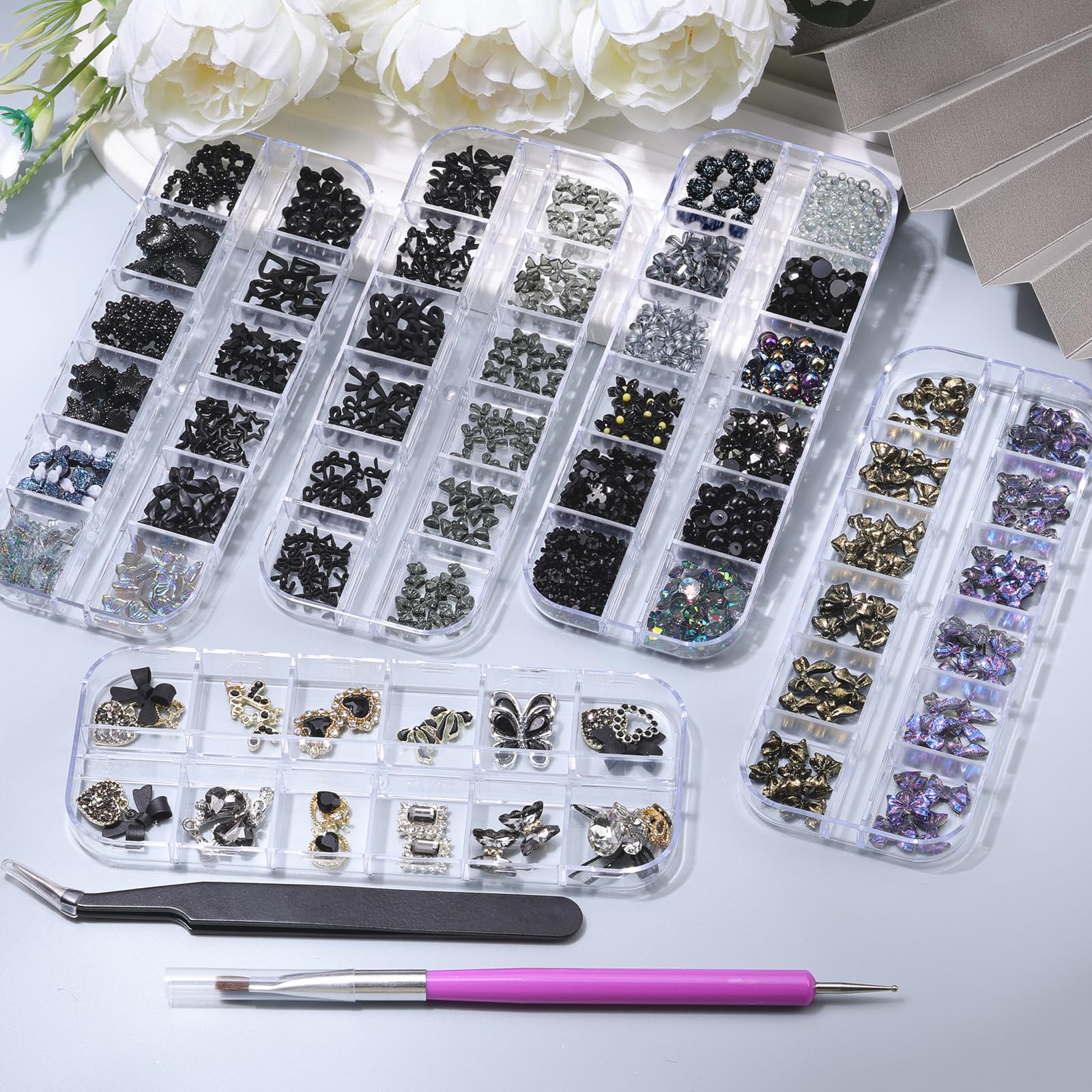 editTime charms used in festival makeup to show creative use and eye-catching embellishment