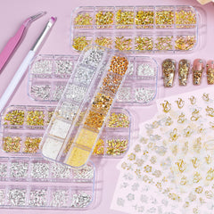 editTime lifestyle manicure shot showing finished nails for event-ready glam