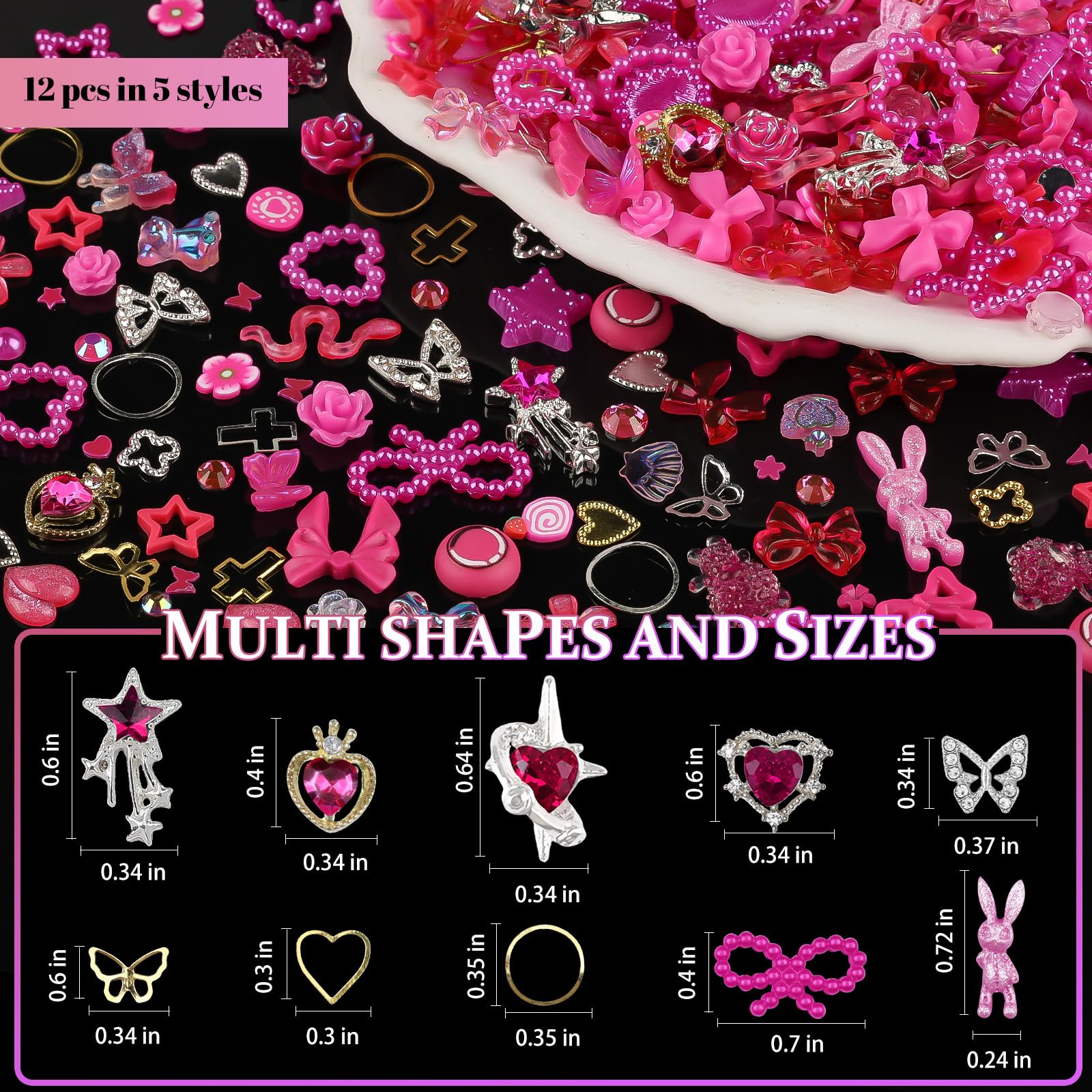 editTime decorated phone case showing charms adding stylish personalization