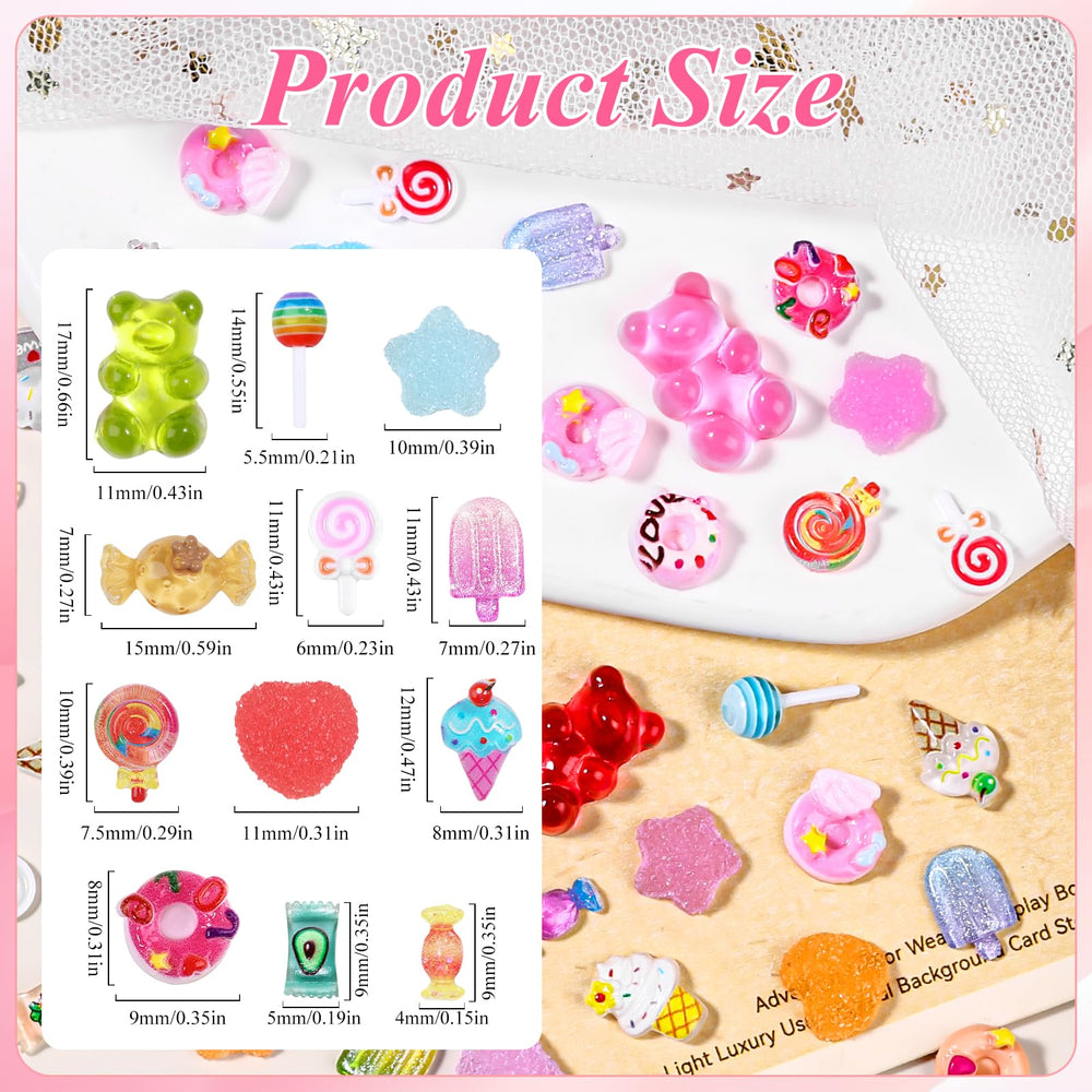 editTime lollipop and gummy heart close-up highlighting vibrant colors