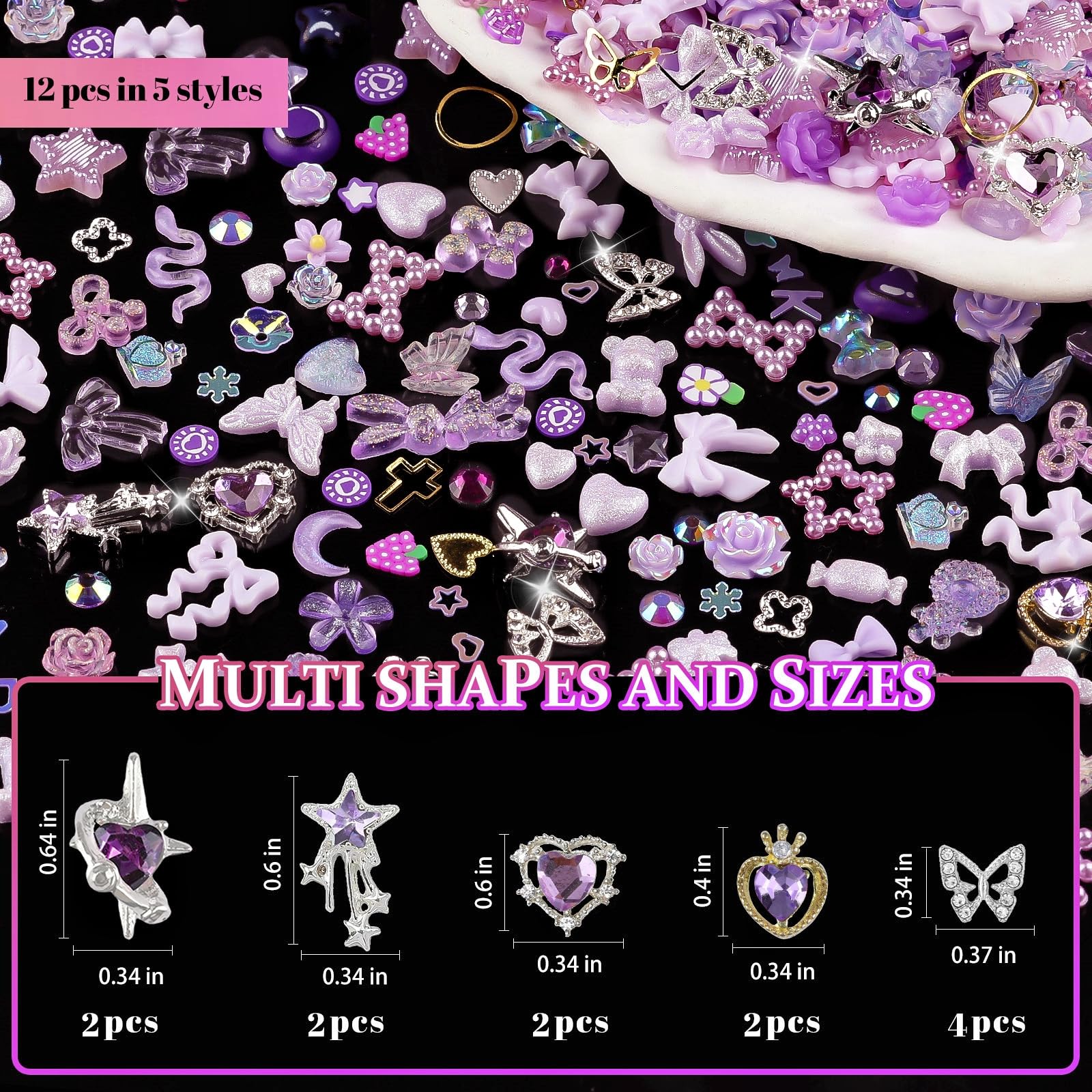 editTime metal alloy rhinestone detail offering high-shine sparkle accents