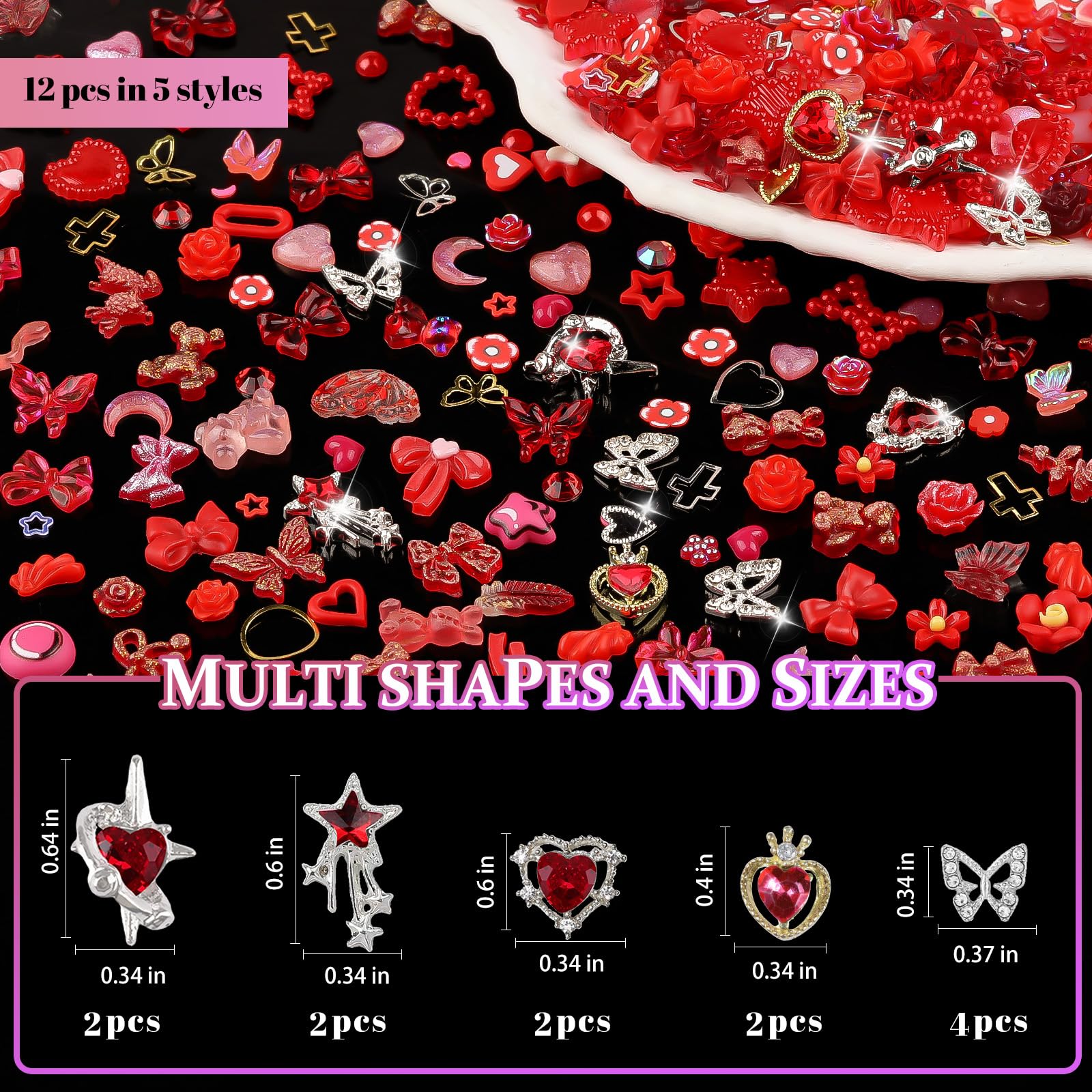 editTime luxury metal rhinestone detail adding high-shine sparkle to designs