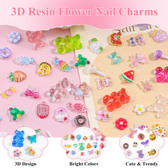 editTime flat layout of mixed motifs showing variety for creative nail designs