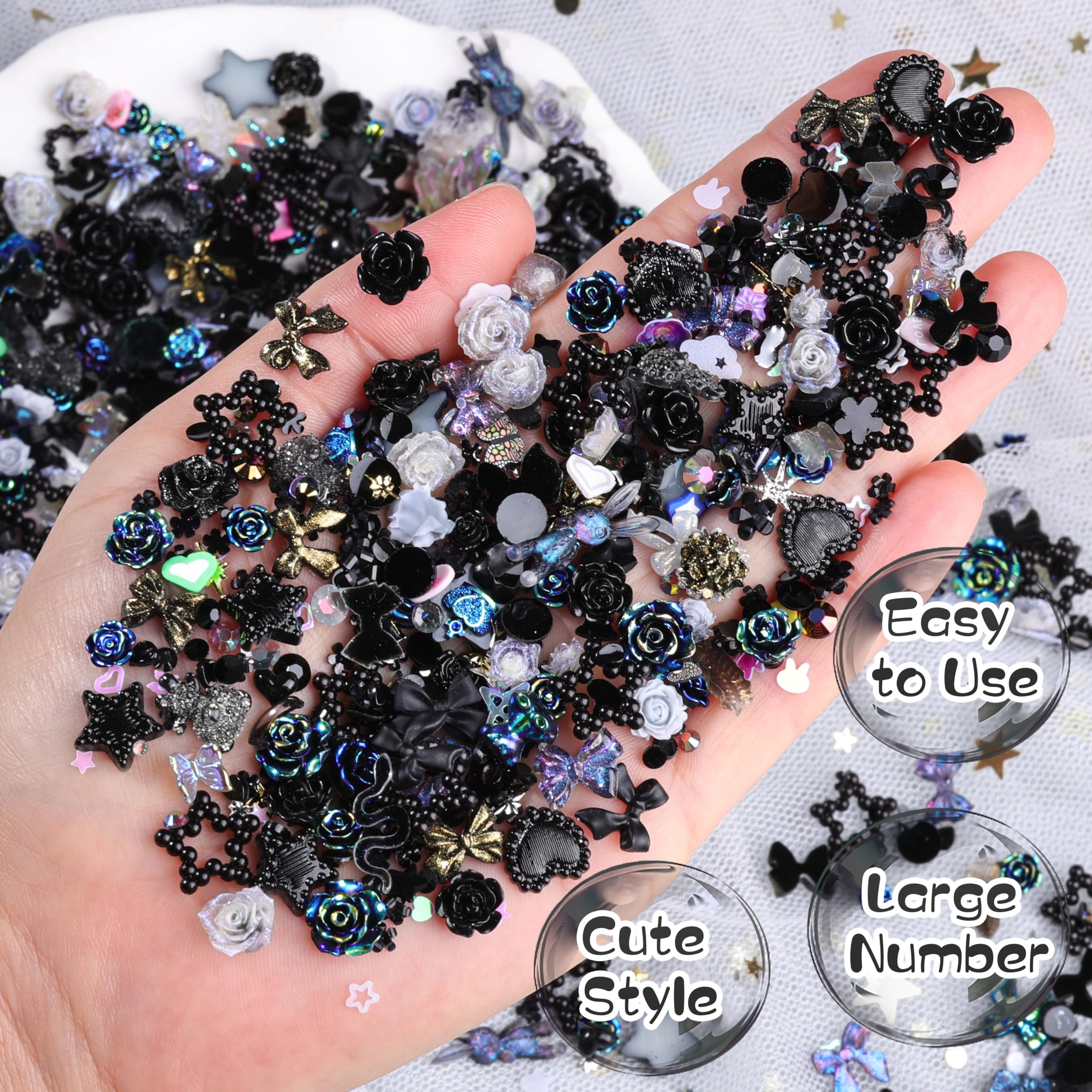editTime decorated phone case using charms showing versatile craft use and personalization