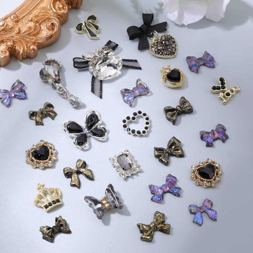 editTime open storage boxes with sorted charms for grab-and-go organization and reuse