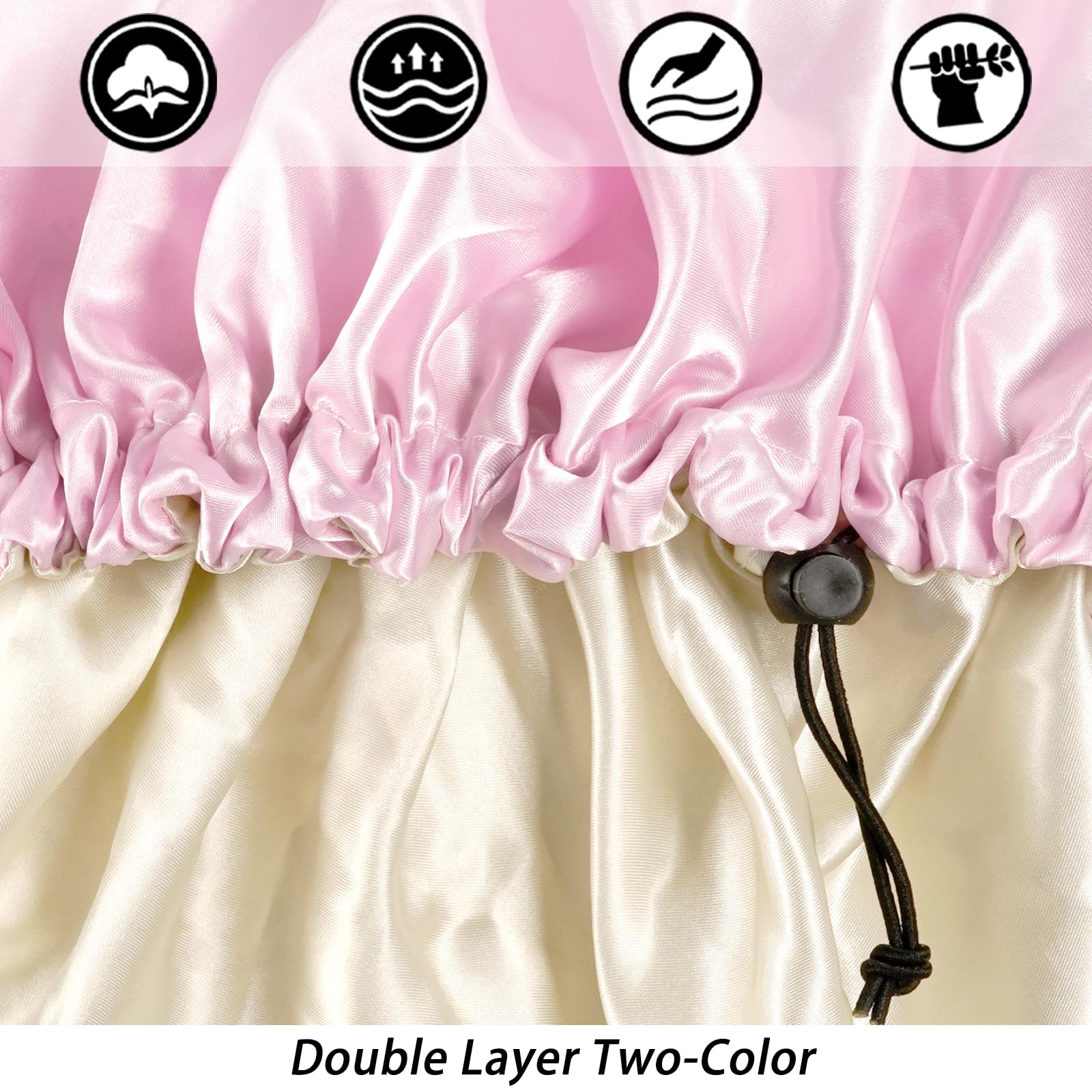 Edoneery close-up showing double-layer edge and sturdy stitching benefit
