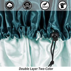 Edoneery double-layer close-up highlighting soft satin protection benefit