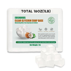 EDSRDRUS front packaging showing 1LB glycerin base and clear labeling for easy identification