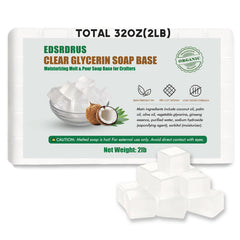 EDSRDRUS front packaging clear 2lb block shows neat cubes and benefits