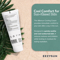 EEZYSUN creamy gel texture close-up demonstrating fast absorption