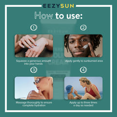 EEZYSUN tube in a travel bag ready for beach or vacation relief