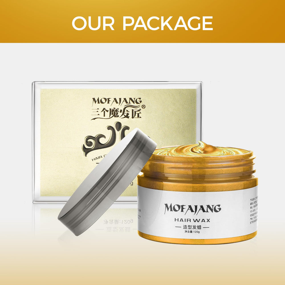 EFLY application on fingers spreading wax, illustrating simple use and quick styling benefit