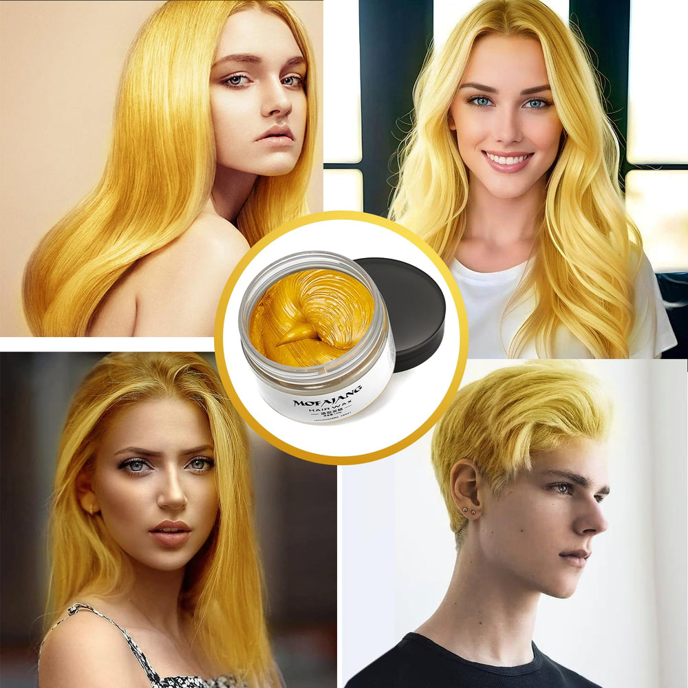 EFLY gold wax cream texture close-up demonstrating smooth, moldable formula benefit