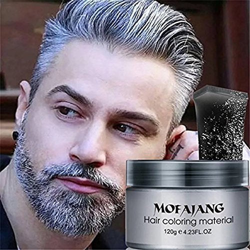 EFLY wax being blow-dried into hair to set color and hold for all-day wear