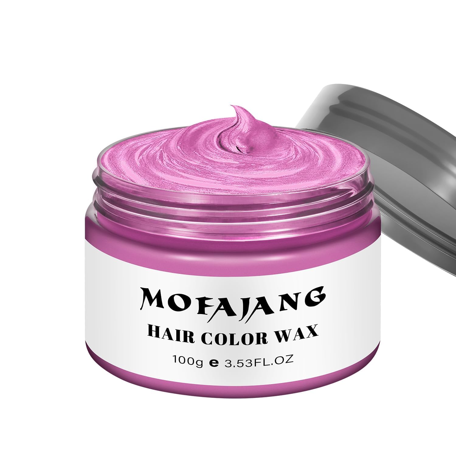 EFLY white hair wax jar front view showing label and instant color benefit