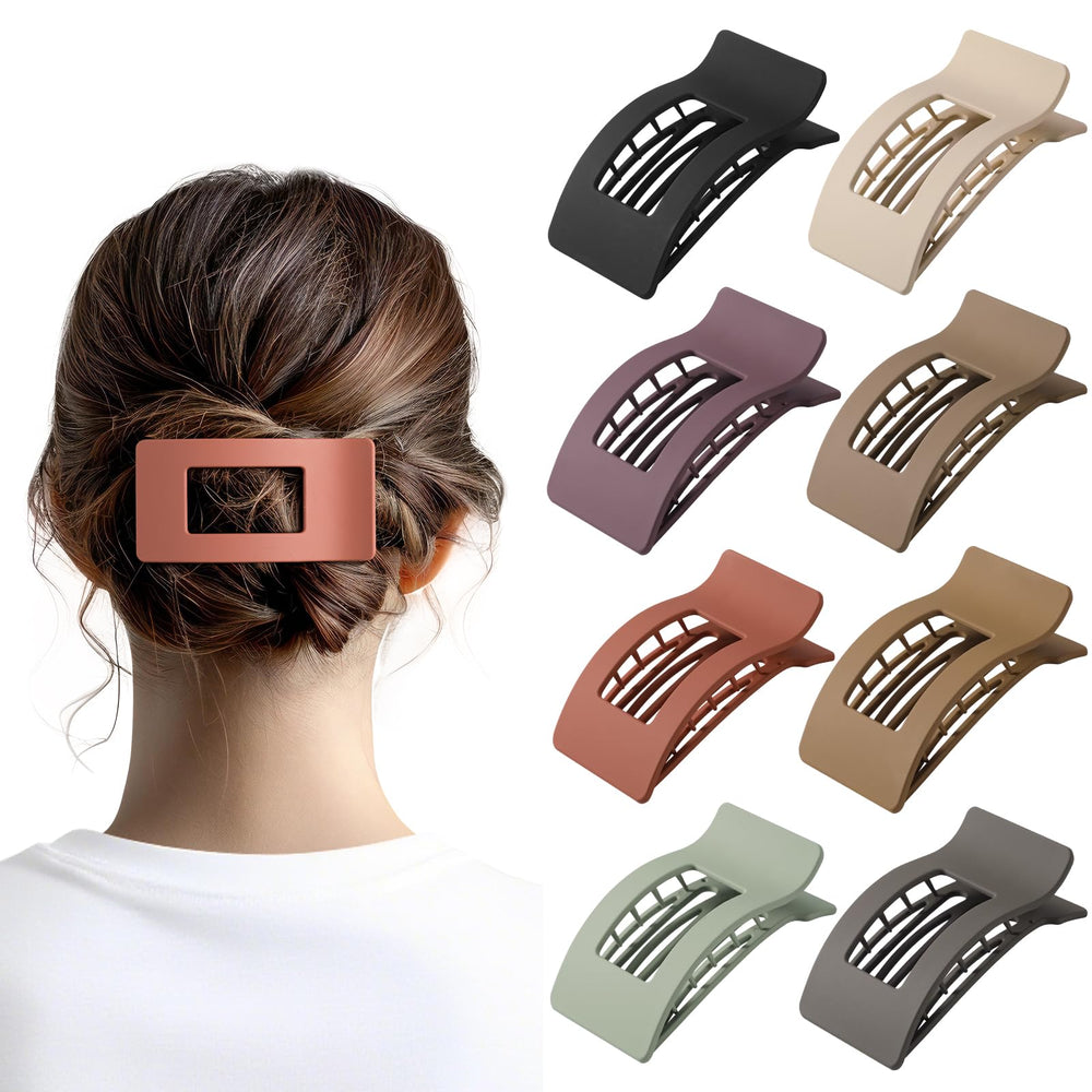 Ehaler woman commuting wearing clip for a no-slip, hands-free hairstyle