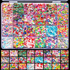 EHOPE front packaging showing 24-style fake sprinkles kit and contents for easy selection