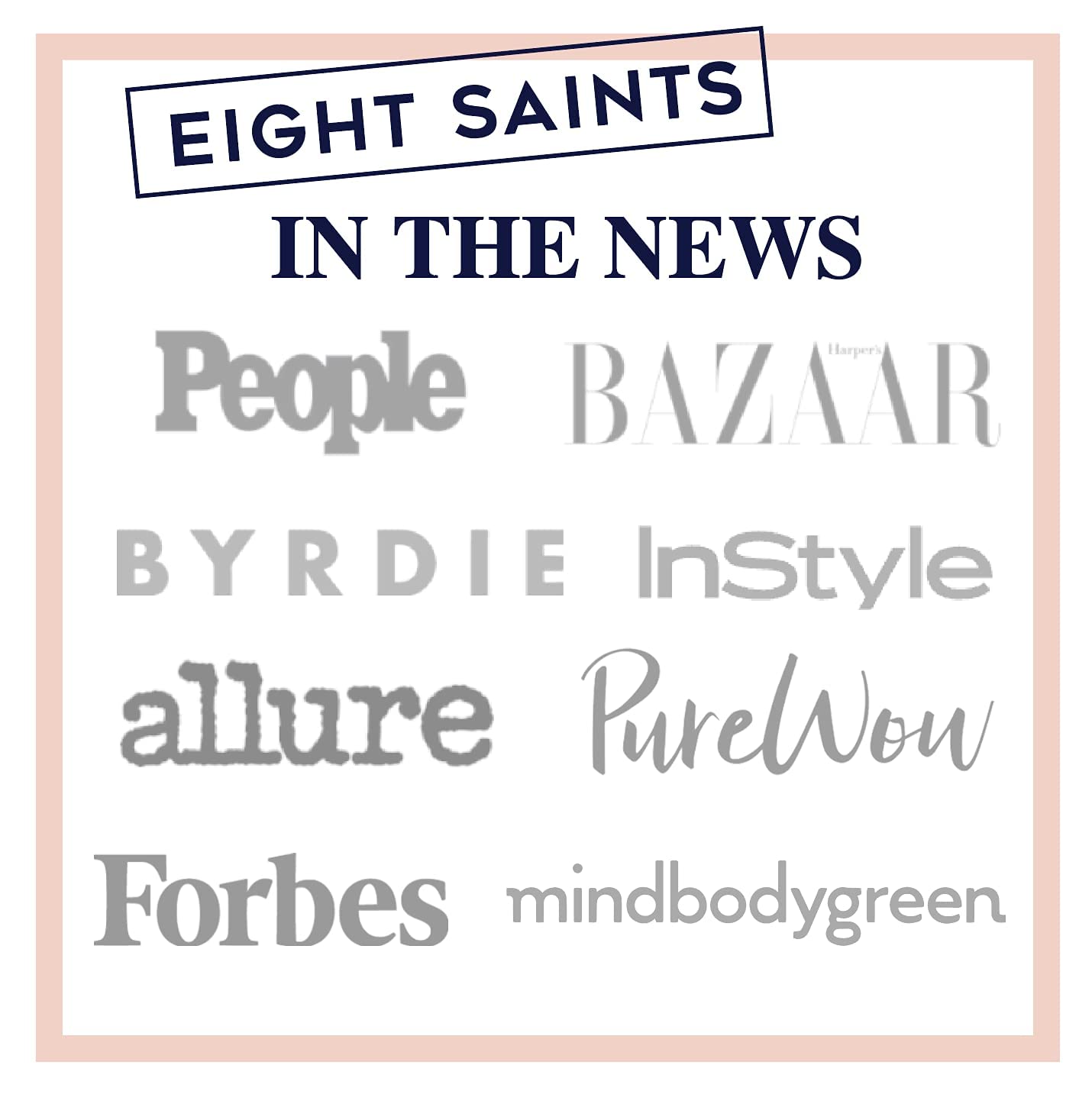 Eight Saints jar on bathroom counter in minimalist routine setting for daily use