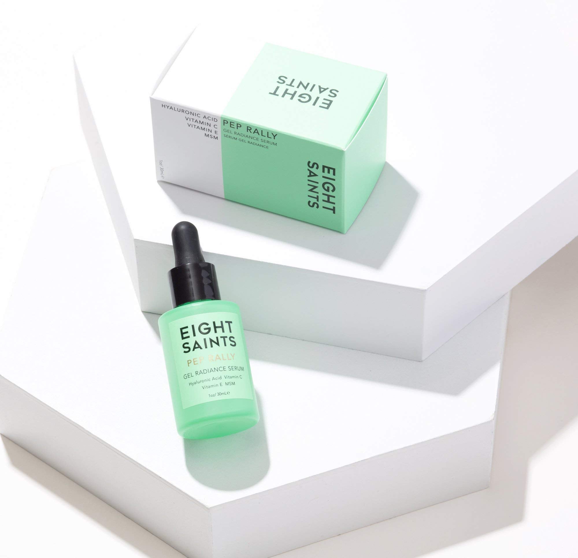 Eight Saints serum dropper dispensing clear texture for fast-absorbing hydration
