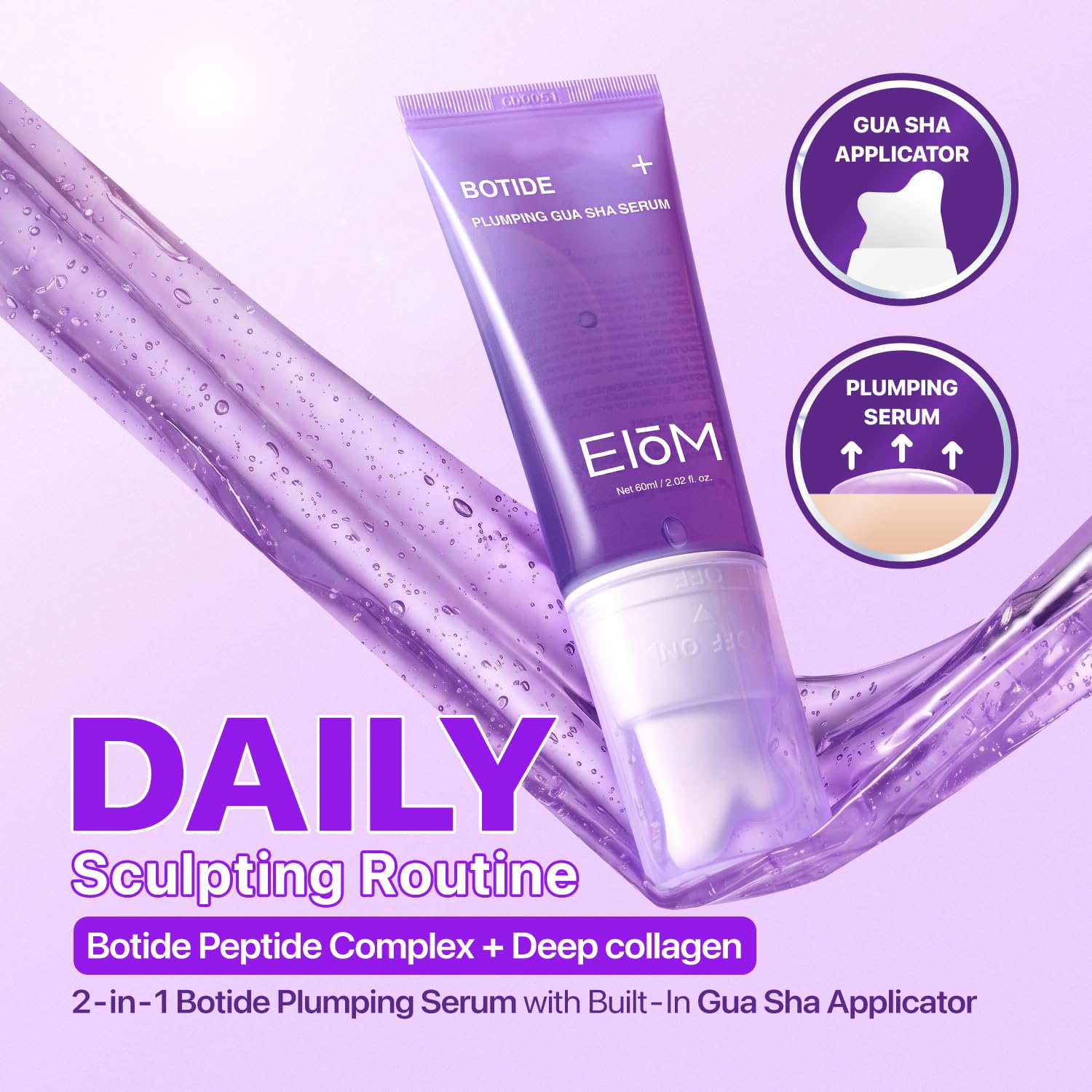 EIOM ceramic gua sha detail demonstrating targeted contouring benefit