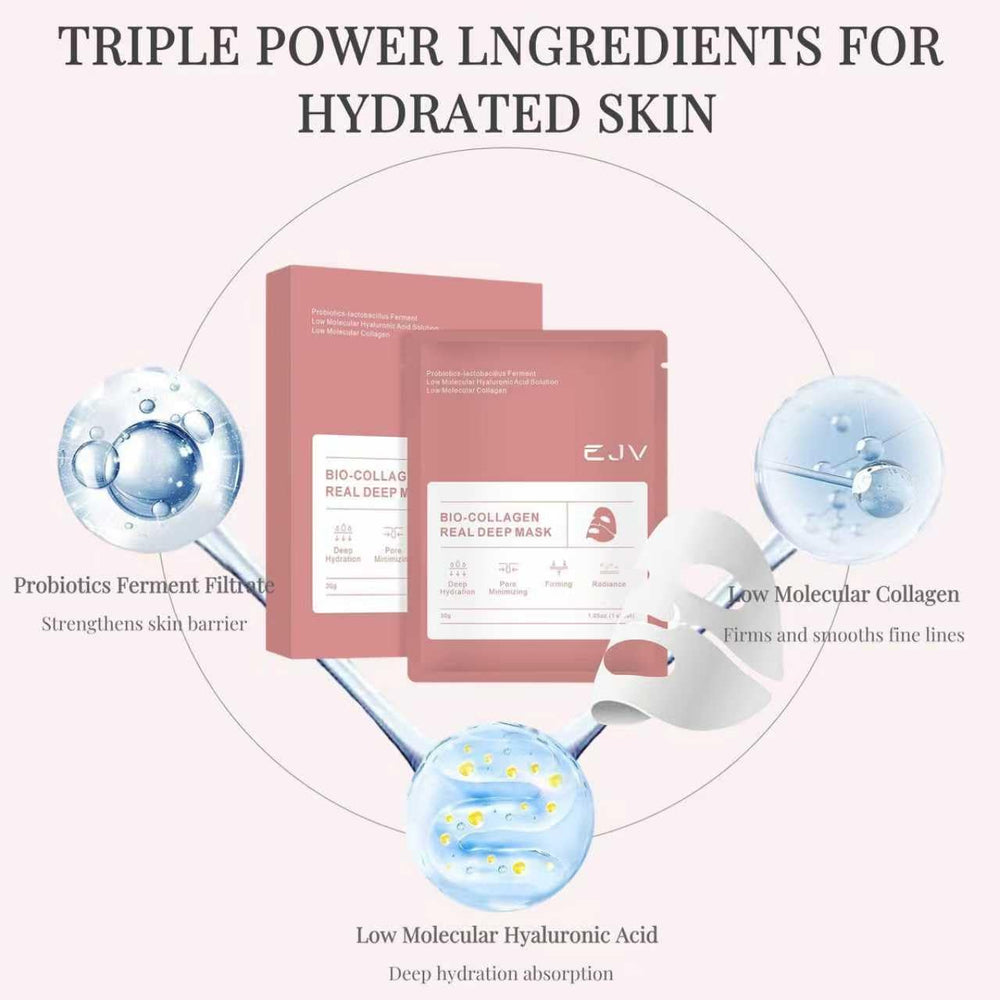 EJVIONPI silk cellulose mask close-up texture highlighting soft fabric for comfortable wear