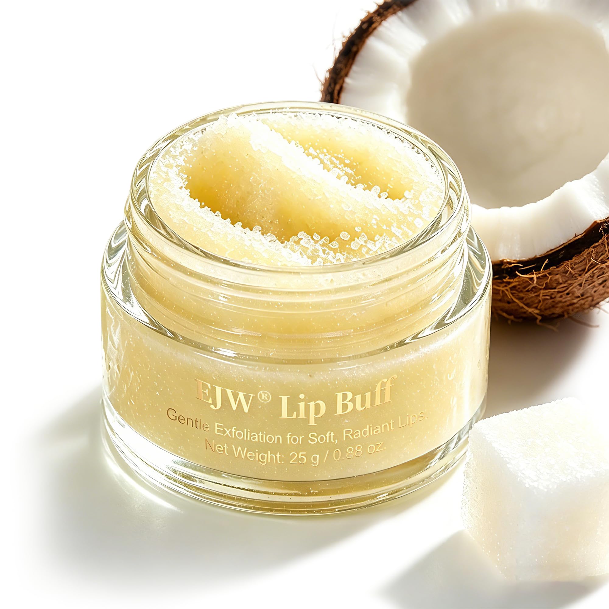 EJW front jar view showing clean packaging and travel-ready design benefit