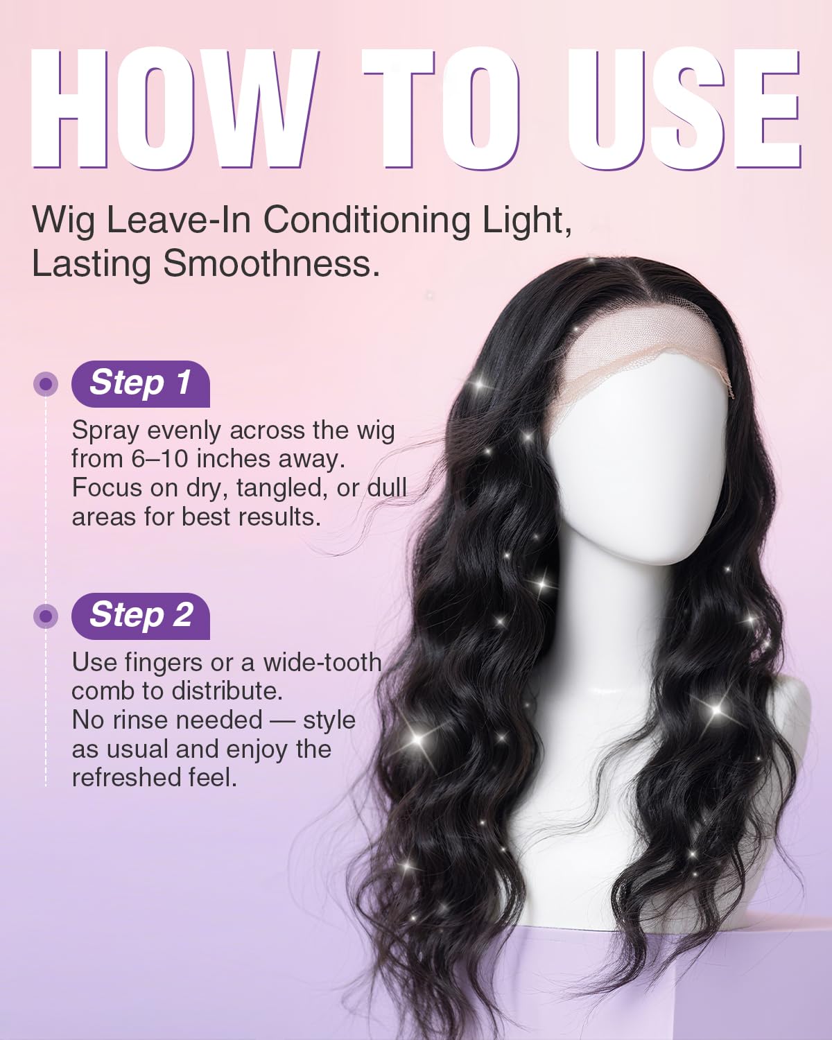 EJW applied during styling session showing fast-refresh benefit