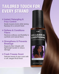 EJW label close-up displaying ingredients and clarity benefit