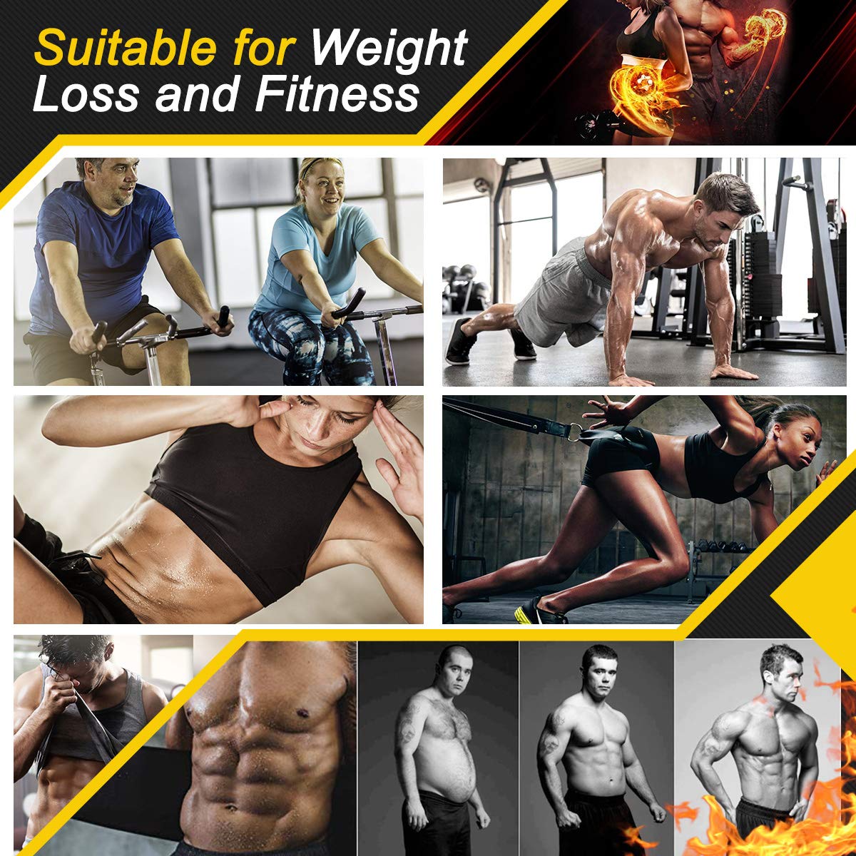 ELAIMEI application on abdomen demonstrating warm-up boost and targeted sweating