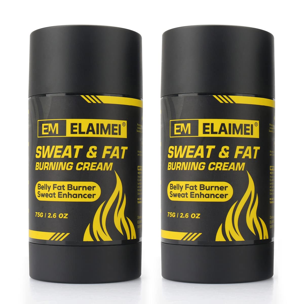 ELAIMEI front packaging showing dual-pack and product benefits for workout enhancement