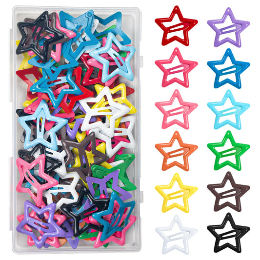 ELANE front packaging showing 64 star snap hair clips and value set benefit