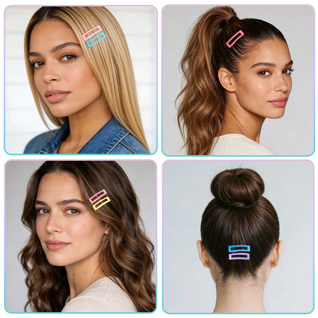 ELANE clips styled in party hair offering decorative versatility