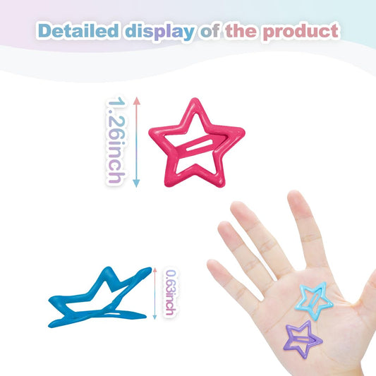 ELANE close-up of metal star clip texture with smooth finish for gentle hold