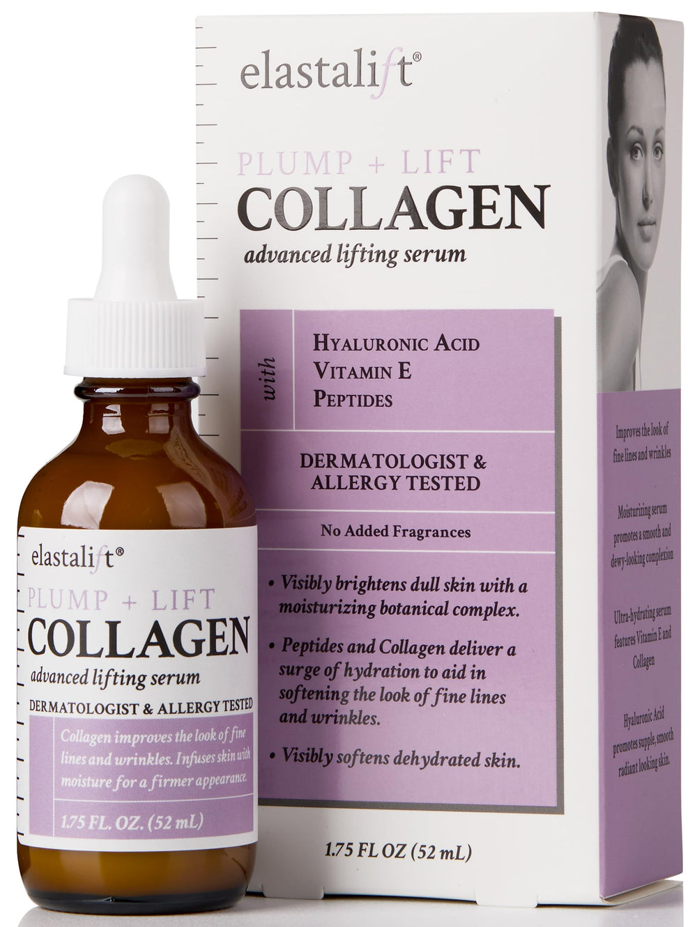Elastalift front bottle showing clean packaging and volume benefit